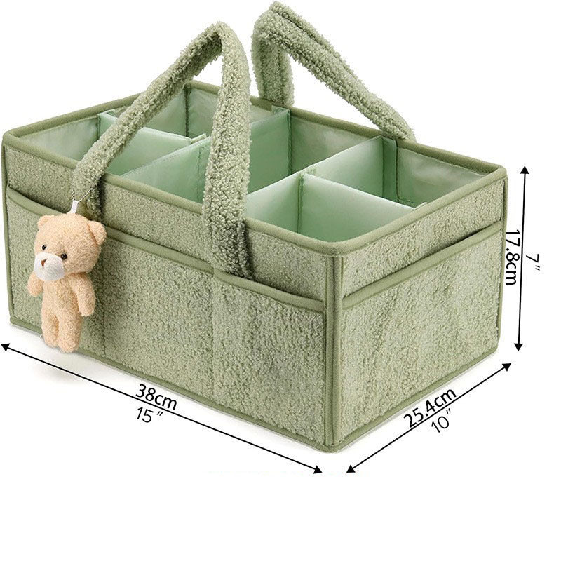 Portable Baby Diaper Organizer with Multiple Compartments